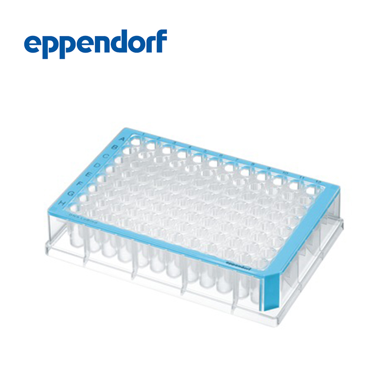 德國(guó)艾本德Eppendorf,96孔/500μL深孔板,DNA低吸附,孔無(wú)色,500μL,Eppendorf LoBind?,PCR潔凈級(jí),藍(lán)色,40塊(5包×8塊)