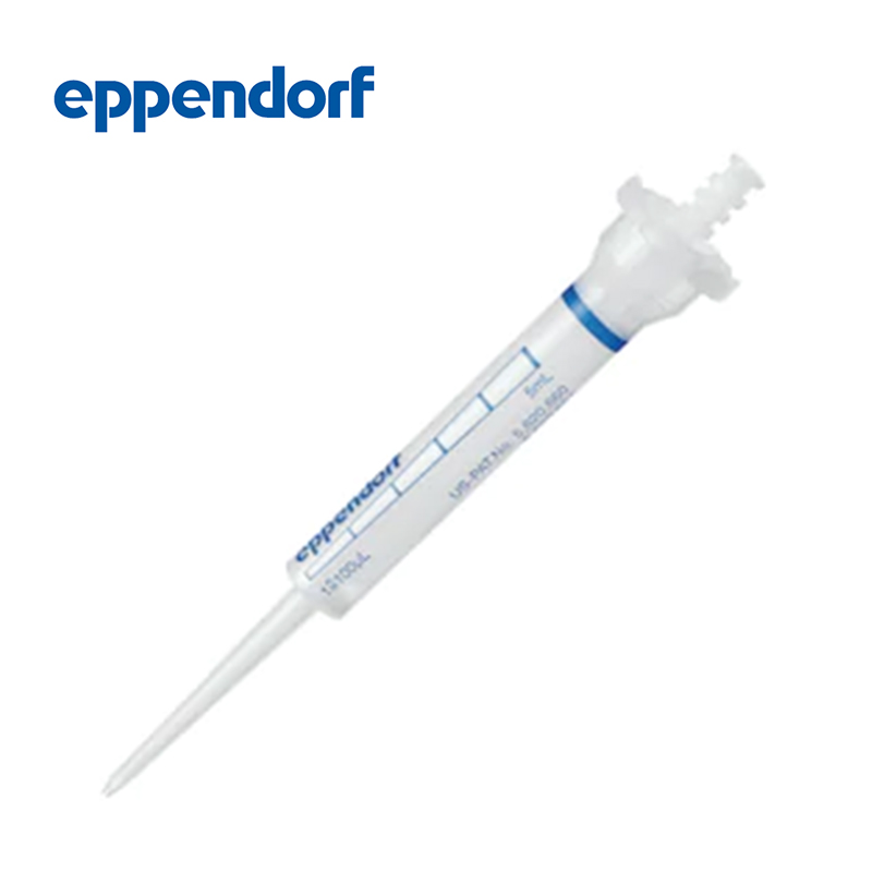 德國(guó)艾本德（Eppendorf）Combitips advanced 分液管,Forensic DNA Grade法醫(yī)DNA級(jí), 5.0 mL, 藍(lán)色, 天然色 無色