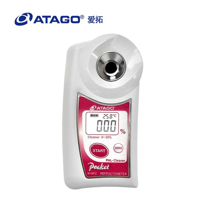 ATAGO（愛拓）便攜式數顯清洗液折射計/清洗液濃度計 PAL-Cleaner