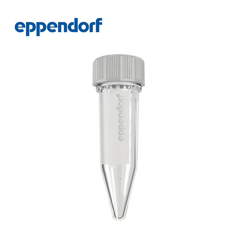 艾本德Eppendorf Tubes? 5.0 mL 帶螺旋蓋, 5.0 mL, 無菌、無熱原, 無RNase和DNase, 無DNA, 無色, 200 個 (2 包 × 100 個)貨號 00301