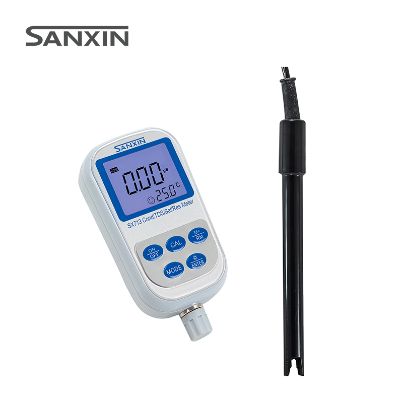 上海三信SX713便攜式電導(dǎo)率/TDS/鹽度/電阻率儀