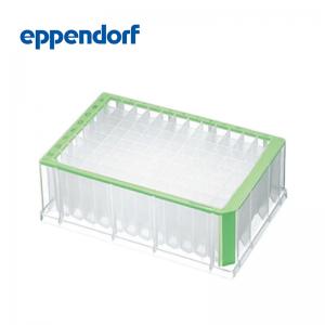 德國艾本德EppendorfDeepwell Plate 96/2000μL,孔透明,2000μL,PCR潔凈級,綠色,20塊(5包x4塊)