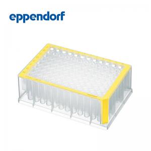 德國艾本德(Eppendorf)Deepwell Plate 96/1000μL,孔透明,1000μL,PCR潔凈級,黃色,20塊(5包×4塊)